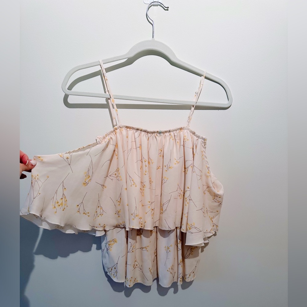 BISHOP+YOUNG cap sleeve cut out top!